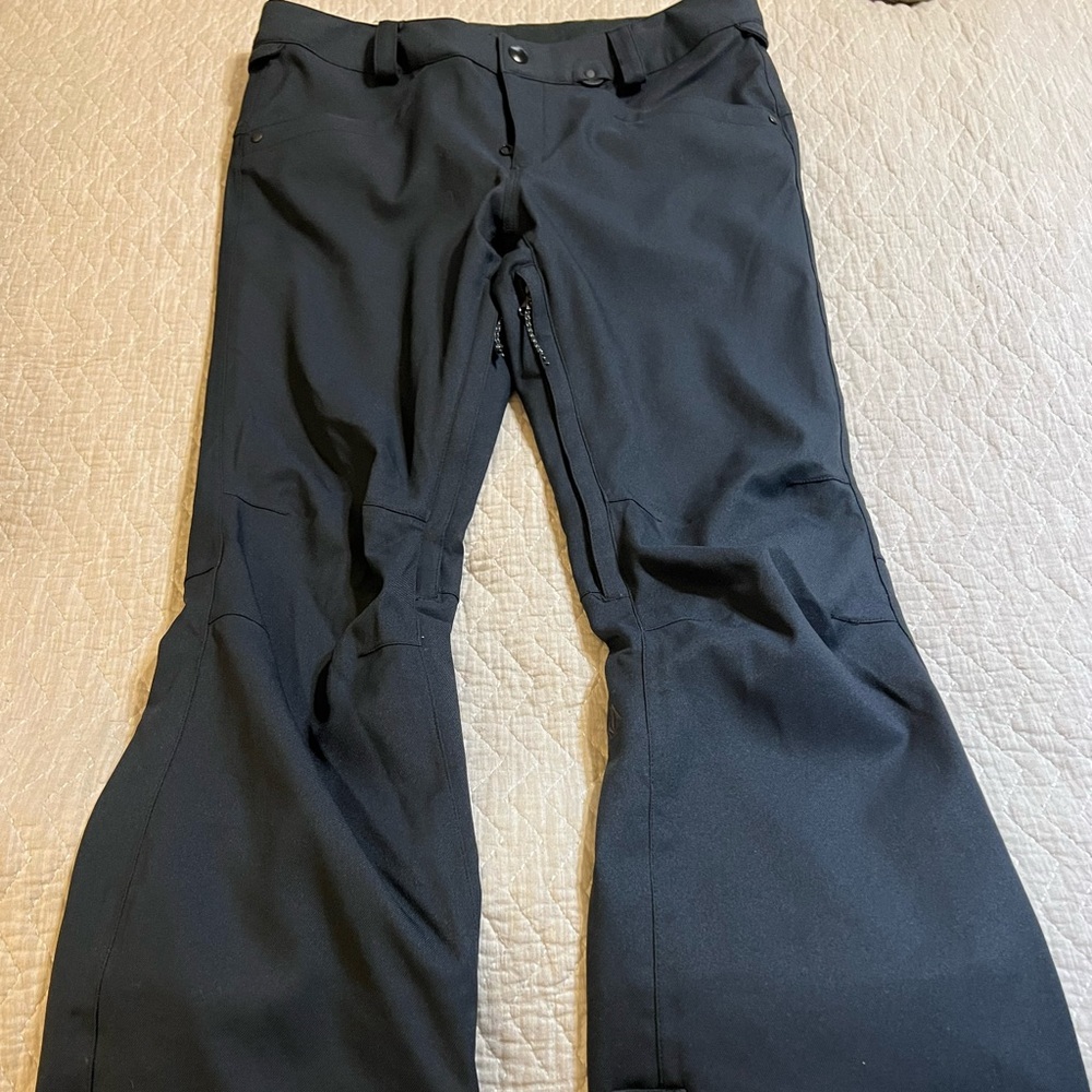 Volcom Black Flared Ski/Snowboard Pants